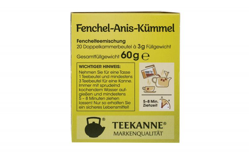 Teekanne Fenchel-Anis-Kümmel