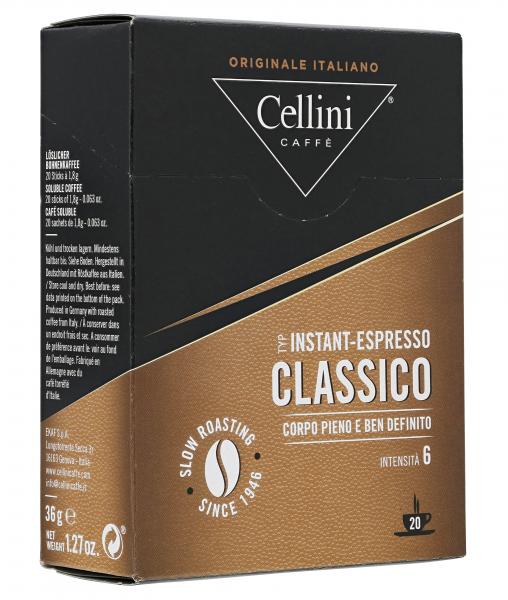 Cellini Instant-Espresso Classico Sticks