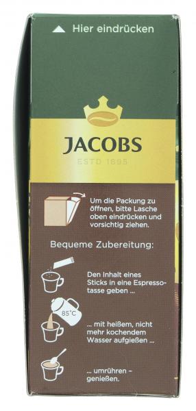 Jacobs löslicher Kaffee Typ Espresso, 25  Instant Kaffee Sticks 
