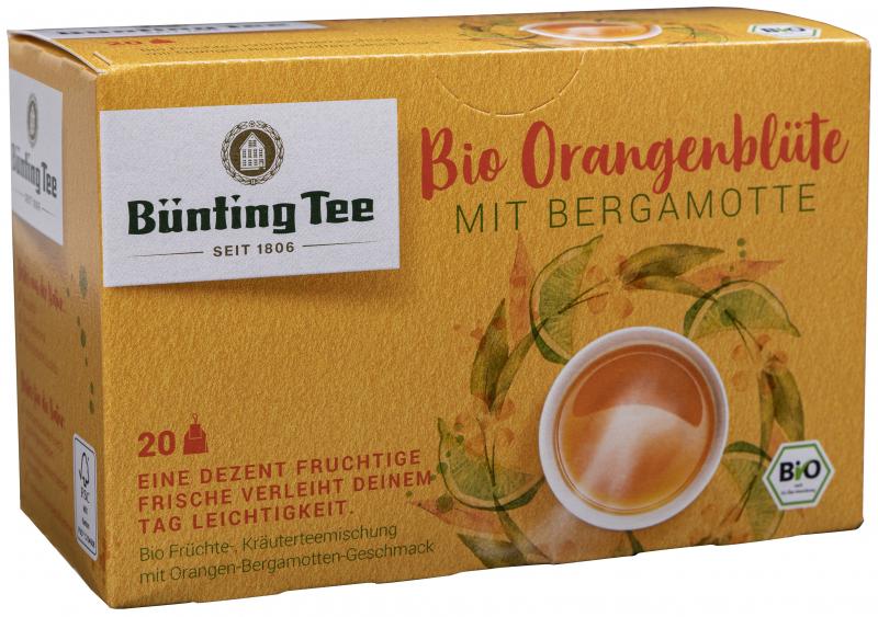 Bünting Tee Bio Orangenblüte mit Bergamotte
