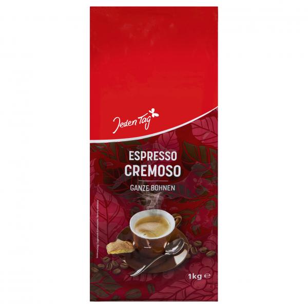 Jeden Tag Espresso Cremoso ganze Bohne