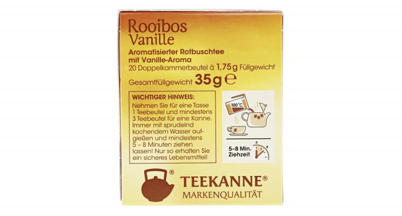 Teekanne Rooibos Vanille