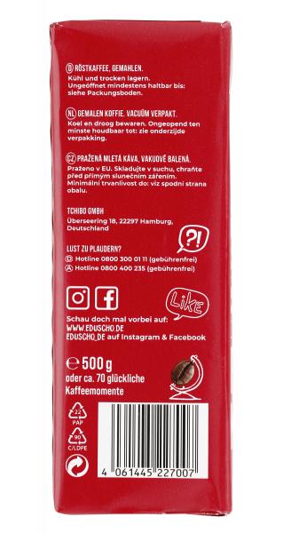 Eduscho Filterkaffee Nr. 1 Klassisch gemahlen