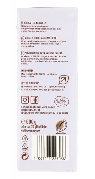 Eduscho Filterkaffee mild gemahlen