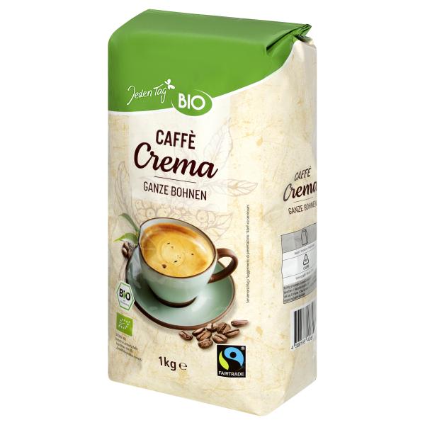 Jeden Tag Bio Kaffee Crema ganze Bohne