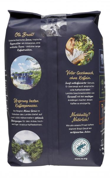 Tchibo Privat Kaffee Brazil Decaf ganze Bohne