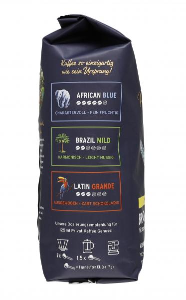 Tchibo Privat Kaffee Brazil Decaf ganze Bohne