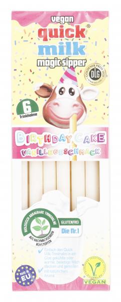 Quick Milk Trinkhalme Vanillegeschmack