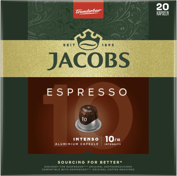 Jacobs Kapseln Espresso 10 Intenso 20 Kapseln