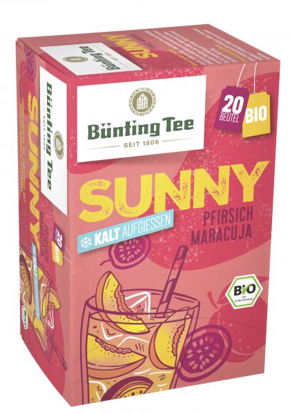 Bünting Tee Bio Sunny Pfirsich Maracuja