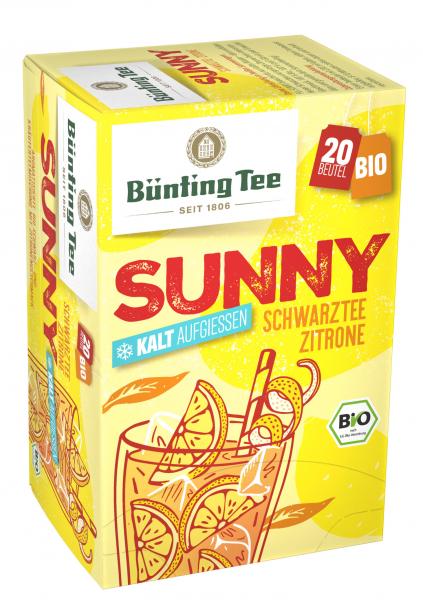 Bünting Tee Bio Sunny Schwarzer Tee Zitrone