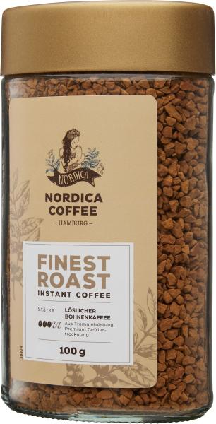 Nordica Coffee Finest Roast Löslicher Bohnenkaffee