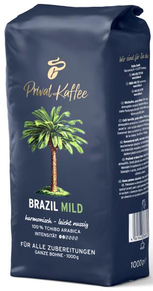 Tchibo Privat Kaffee Brazil Mild Ganze Bohne