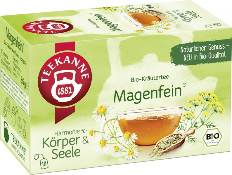 Teekanne Körper & Seele Magenfein Bio Kräutertee