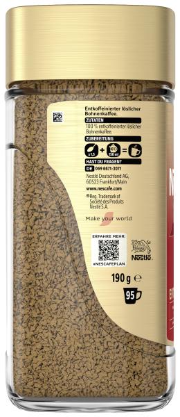 Nescafé Gold Entkoffeiniert Glas