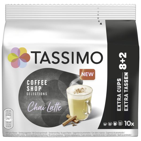 Jacobs Tassimo Coffee Shop Selections Chai Latte 8+2