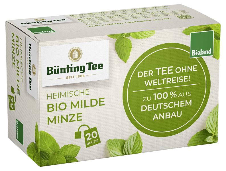 Bünting Tee Bioland Heimische Bio Milde Minze