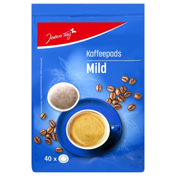 Jeden Tag Kaffeepads Mild 40 Pads