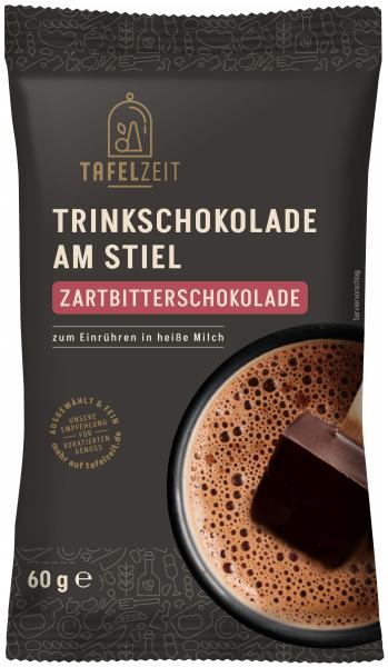 Tafelzeit Trinkschokolade am Stiel Zartbitterschokolade