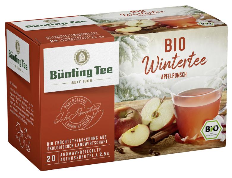 Bünting Tee Bio Wintertee Apfelpunsch