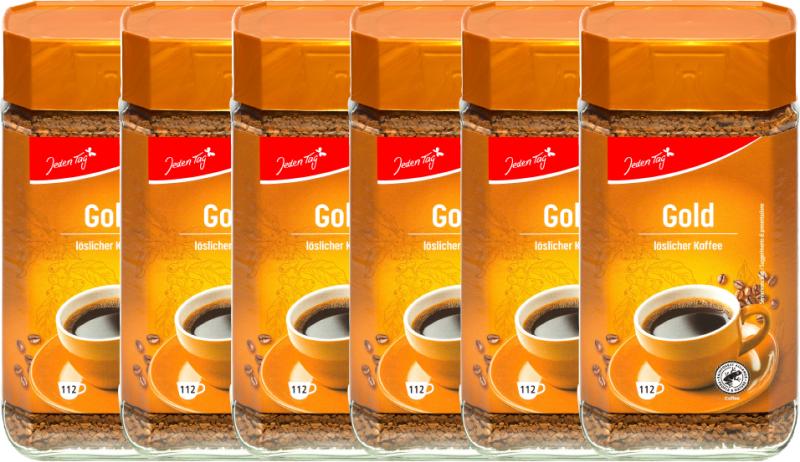 Jeden Tag Gold löslicher Kaffee