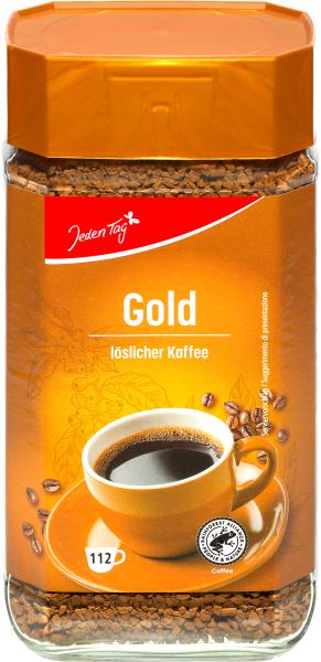 Jeden Tag Gold löslicher Kaffee