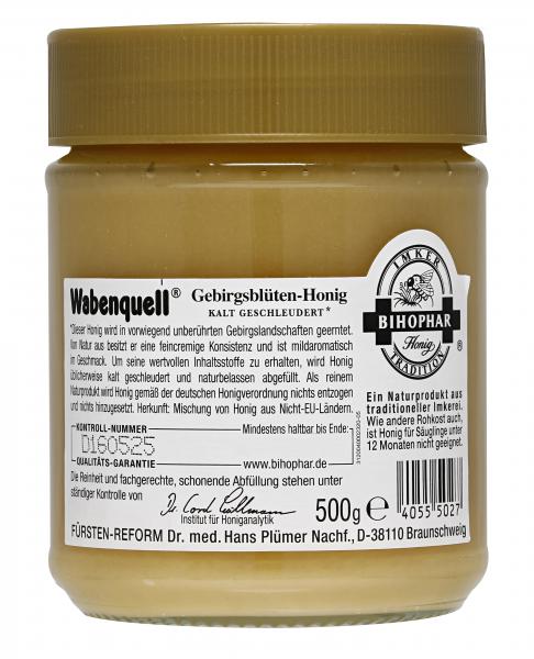 Bihophar Wabenquell Gebirgsblütenhonig
