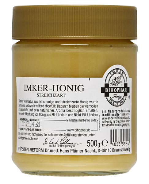 Bihophar Imker Honig streichzart