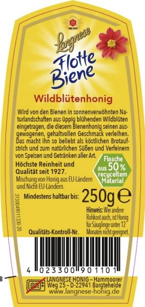 Langnese Flotte Biene Wildblütenhonig