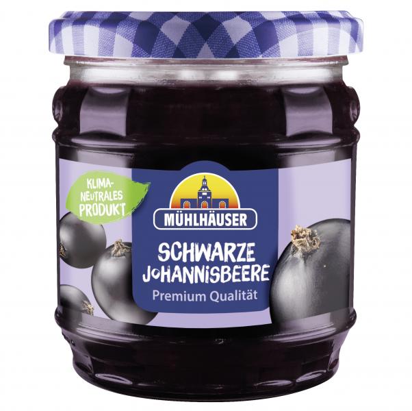 Mühlhäuser Konfitüre Extra Schwarze Johannisbeer