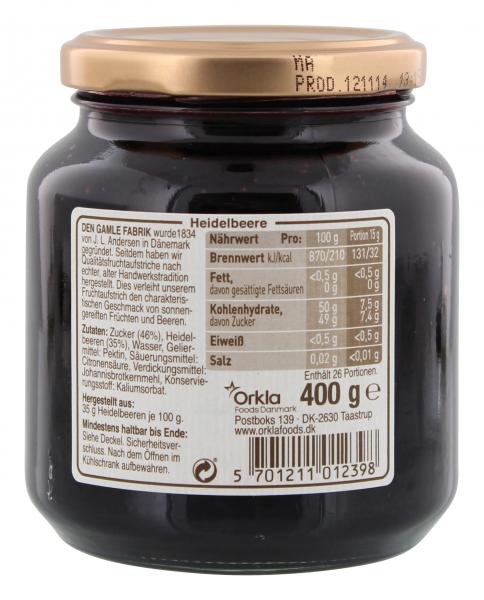 Den Gamle Fabrik Heidelbeer Fruchtaufstrich