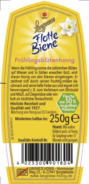 Langnese Flotte Biene Frühlingsblütenhonig