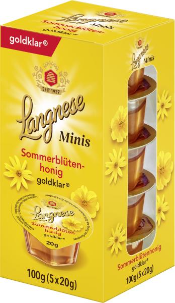 Langnese Minis Sommerblütenhonig goldklar