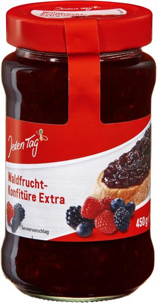 Jeden Tag Konfitüre Extra Waldfrucht