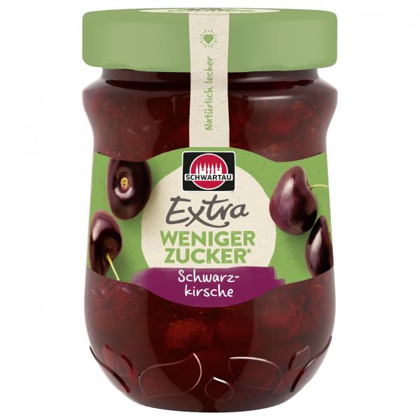Schwartau Extra Weniger Zucker Schwarzkirsche