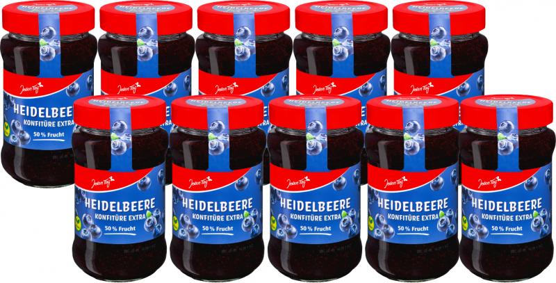 Jeden Tag Konfitüre Extra Heidelbeer