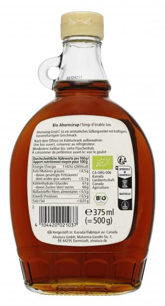 Alnatura Ahornsirup Grad C