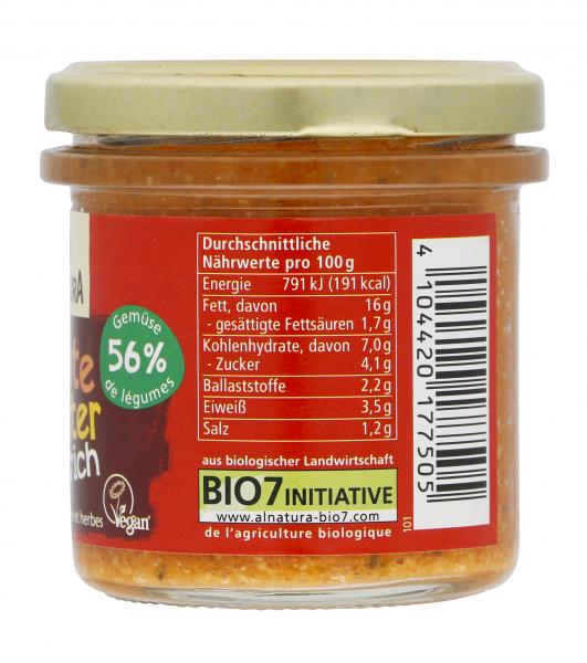 Alnatura Aufstrich Tomate Kräuter