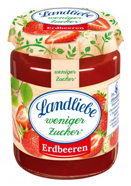 Landliebe Erdbeere weniger Zucker