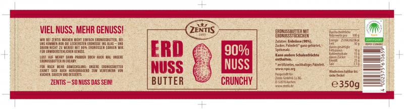 Zentis Erdnussbutter Crunchy