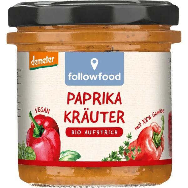 Followfood Bio Aufstrich Paprika Kräuter
