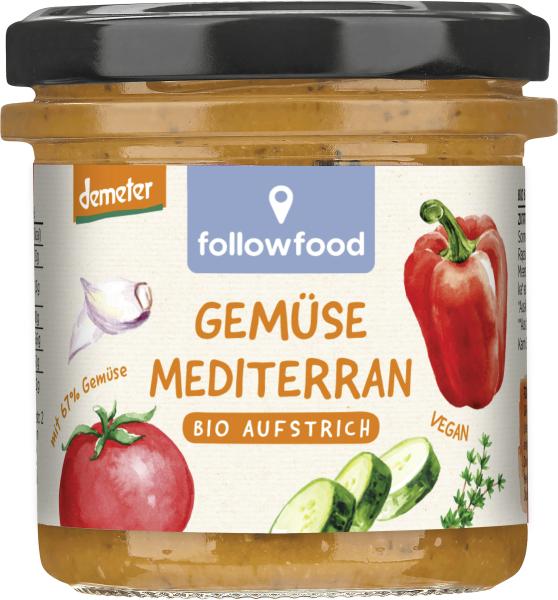 Followfood Bio Aufstrich Gemüse Mediterran