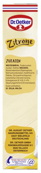 Dr. Oetker Zitronen Kuchen