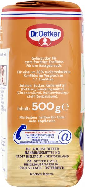 Dr. Oetker Gelierzucker Extra 2:1