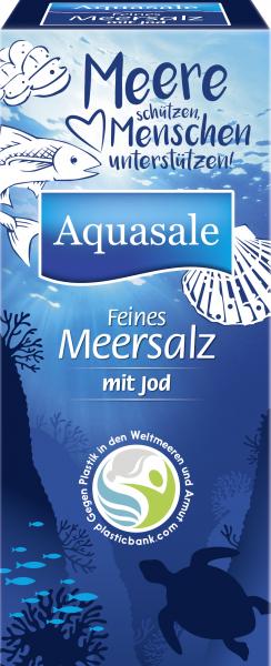 Aquasale Meersalz mit Jod fein