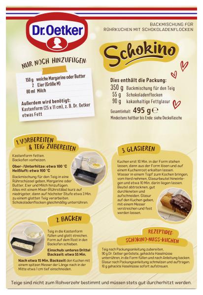 Dr. Oetker Schokino Kuchen