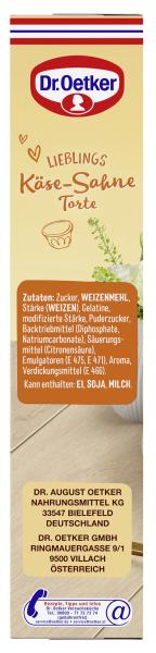 Dr. Oetker Lieblings Käse-Sahne Torte