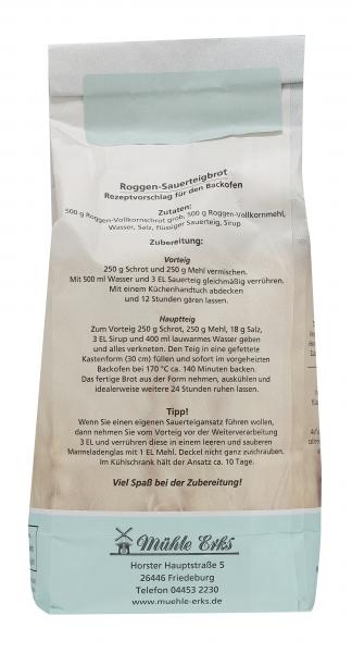 Mühle Erks Bioland Roggen-Vollkornschrot grob