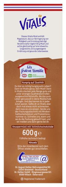 Dr. Oetker Vitalis Knusper Müsli Schoko