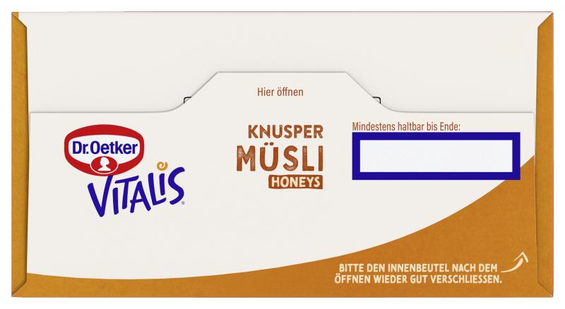 Dr. Oetker Vitalis Knusper Müsli Honeys